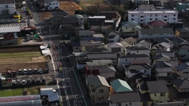 앞으로 교외에 거리와 고밀도 개발의 일본의 — 비디오