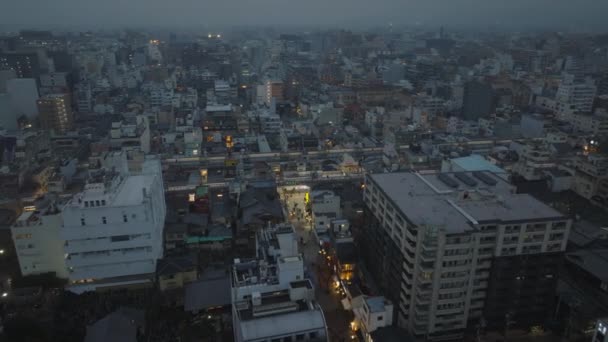 Diapositives Aériennes Images Panoramiques Développement Urbain Dense Dans Arrondissement Urbain — Video