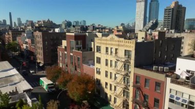 Williamsburg, Brooklyn, Williamsburg, Brooklyn, Williamsburg Rıhtımı 'ndaki binalar, sokaklar ve yeni lüks konutlar, One Domino Square.