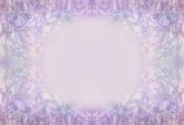 美しいライラックヒーリングテーマ賞ディプロマ証明書テンプレート 全体的なテーマのための複雑な紫色のパターンの境界フレームに囲まれた平らな中央の円形パネル — ストック写真