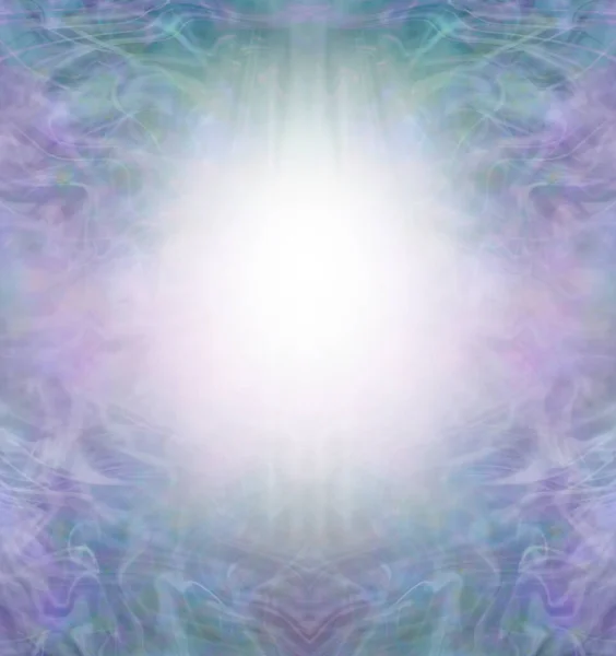 Spirituelles Rosa Violettes Jadegrün Ätherischer Symmetrischer Rahmen Mit Blassem Zentrum — Stockfoto