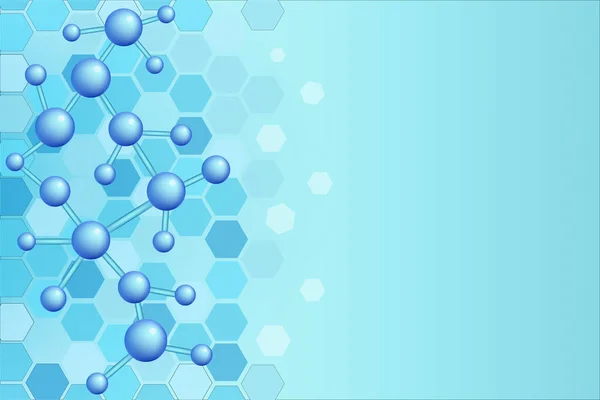 Chemistry Molecular Structure Background — Image vectorielle