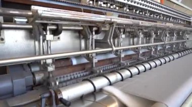 Tekstil fabrikası. Dikiş makinesi