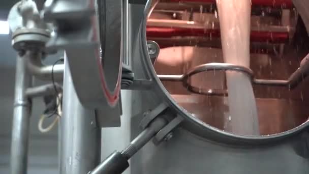 Fábrica Têxtil Máquina Lavar Roupa Industrial — Vídeo de Stock