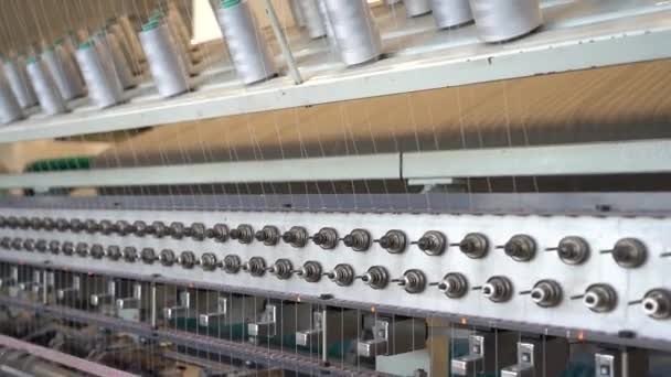 Tekstil Fabrikası Dikiş Makinesi — Stok video