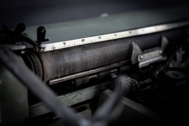 eski daktilo tipi çubuklar, mekanik arkaplan