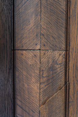 Eski kahverengi ahşap arka plan. Kereste tahtası Grunge resmi.