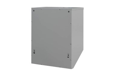 Posta kutuları dairede. Dairesinde kilitlenebilir merkezi olan metal posta kutusu. Posta kutusu beyaz arkaplan izole