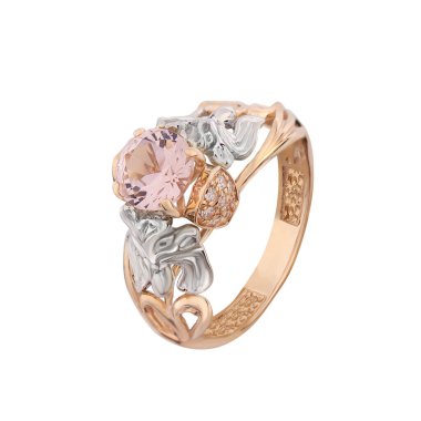 Mücevher alyansı altın. Nişan yüzüğü izole edilmiş beyaz arkaplan