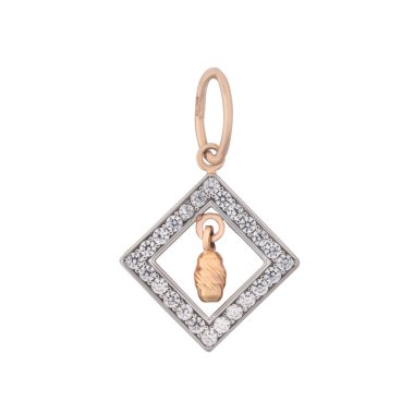 Beyaz arka planda mücevherleri olan zarif beyaz altın kolye.