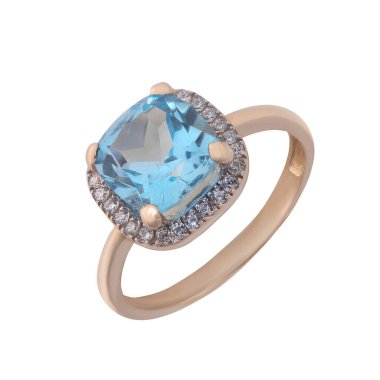 Mücevher alyansı altın. Nişan yüzüğü izole edilmiş beyaz arkaplan