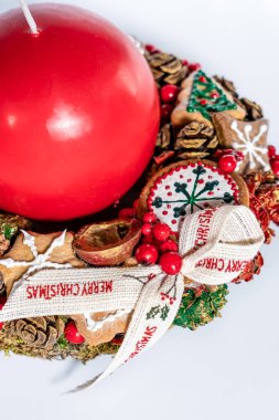 Noel Bahar Mumu Mumu Zencefilli Noel Ağacı Beyaz Kar Kutlaması