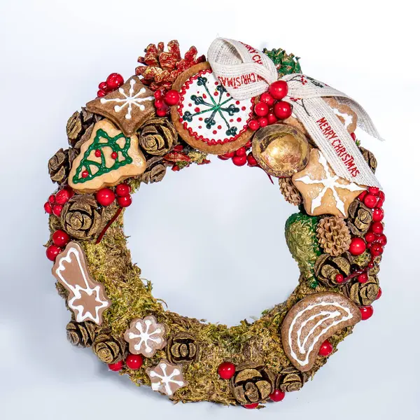 Noel Bahar Mumu Mumu Zencefilli Noel Ağacı Beyaz Kar Kutlaması