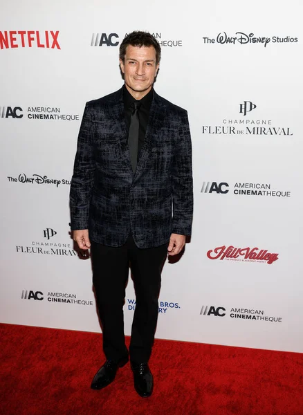 Los Angeles Nov 2022 Nathan Fillion Attends 36Th Annual American — Stock Photo, Image