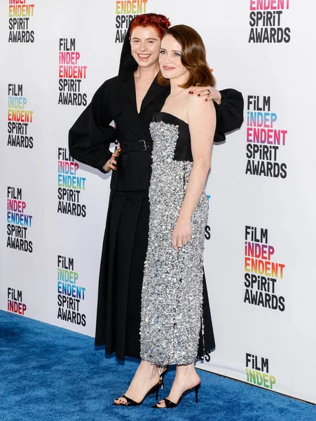 サンタモニカ カリフォルニア州 2023年3月4日 ジェシー バックリーとクレア フォイが2023年映画インディペンデントスピリット賞を受賞 — ストック写真