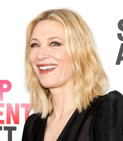 Santa Monica Kalifornien Mars 2023 Cate Blanchett Deltar Filmpriset 2023 Royaltyfria Stockfoton
