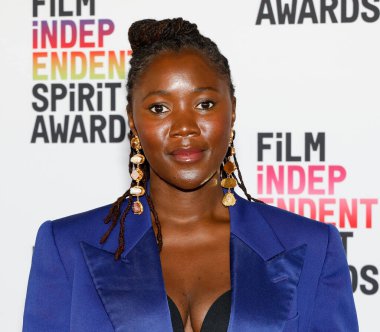 Santa Monica, California - 04 Mart 2023 Alice Diop, 2023 Bağımsız Ruh Ödülleri 'ne katıldı.