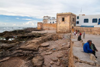 ESSAOUIRA, MOROCCO - CIRCA EPTEMBER 2014: Essaouira kasabası, Eylül 2014, Essaouira.