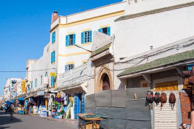 ESSAOUIRA, MOROCCO - CIRCA EPTEMBER 2014: Essaouira kasabası, Eylül 2014, Essaouira.