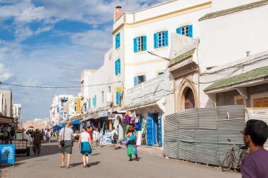 ESSAOUIRA, MOROCCO - CIRCA EPTEMBER 2014: Essaouira kasabası, Eylül 2014, Essaouira.