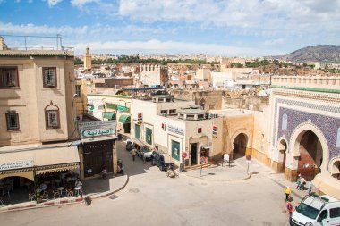 FES, MoroCCO - CRCA EPTESİ 2014: Fe 'deki eski Medine' ye bakış