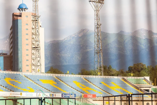Almaty Kasakhstan Circa Juni 2017 Blick Auf Das Fußballstadion Von — Stockfoto