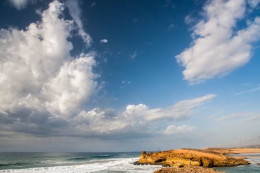 OUALIDIA, MOROCCO - CIRCA EPTEMBER 2014: Oualidia 'nın Eylül 2014' te Oualidia 'da görülmesi.