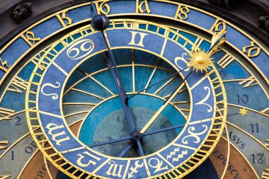 Prag astronomik saatinin görünümü