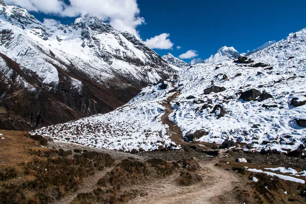 Machhermo Nepal Circa Octubre 2013 Vista Del Himalaya Desde Los — Foto de Stock