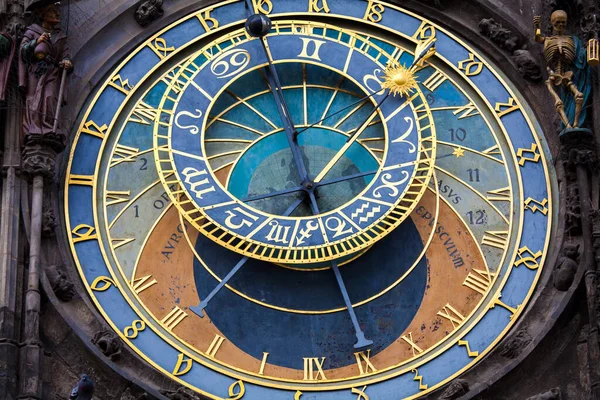 Vista Del Reloj Astronómico Praga — Foto de Stock