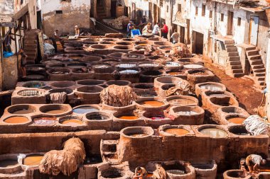 FES, MoroCCO - CRCA EPTESİ 2014: Fe 'deki eski Medine' ye bakış