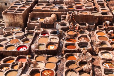 FES, MoroCCO - CRCA EPTESİ 2014: Fe 'deki eski Medine' ye bakış