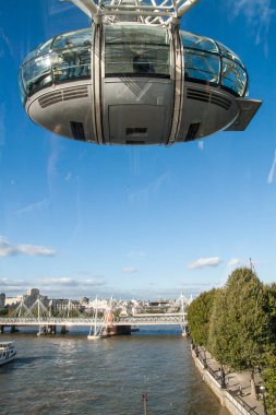 LONDON, ENGLAND - CIRCA SEPTEMBER 2014: İngiltere 'nin güzel manzarası Eylül 2014 Londra' da.