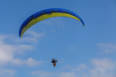 View of the beach in Trzesacz in Poland circa August 2021 in Trzesacz.
