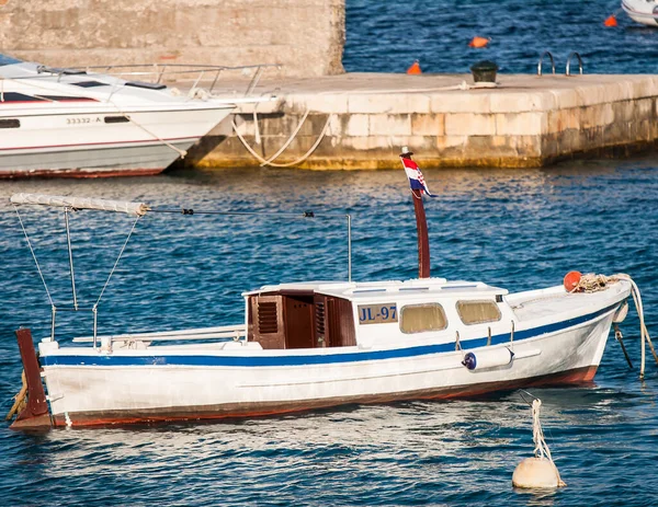 Schöne Aussicht Von Zavala Auf Der Insel Hvar Kroatien September — Stockfoto