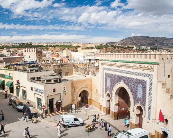 Fes Marruecos Circa Septiembre 2014 Vista Vieja Medina —  Fotos de Stock