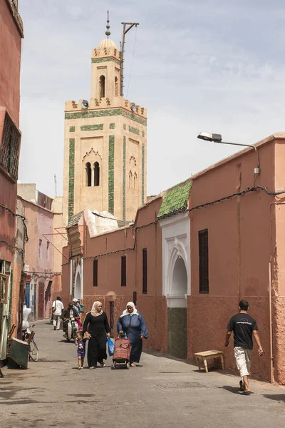 Marrakech Marocco Circa Settembre 2014 Strade Marrakech Circa Settembre 2014 — Foto Stock