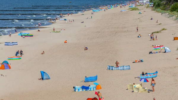 View Beach Trzesacz Poland Circa August 2021 Trzesacz — Stockfoto
