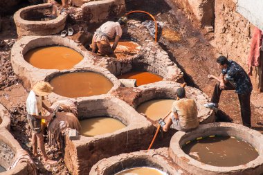 FES, MoroCCO - CRCA EPTESİ 2014: Fe 'deki eski Medine' ye bakış