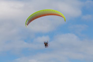 View of the beach in Trzesacz in Poland circa August 2021 in Trzesacz.