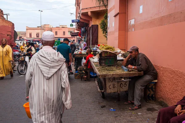Marrakech Morocco Circa September 2014 Streets Marrakesh Circa September 2014 — Stock Photo, Image