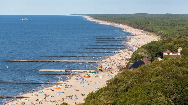 View Beach Niechorze Poland Circa August 2021 Niechorze — Stock Photo, Image