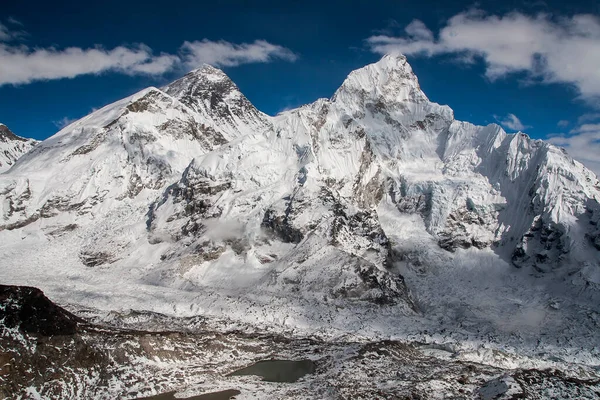 Kala Patthar Nepal Circa Oktober 2013 Över Everest Och Nuptse — Stockfoto