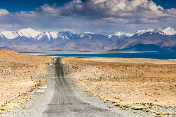 stock image Beautiful view of  Karakul lake in Pamir in Tajikistan