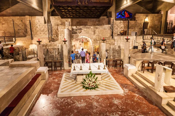 Nazareth Israel Circa Mayis 2018 Nasıra Daki Annunciation Bazilikası Mayıs — Stok fotoğraf