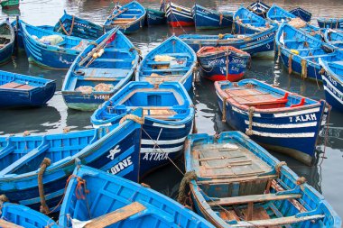 ESSAOUIRA, MOROCCO - CIRCA EPTEMBER 2014: Essaouira Limanı Eylül 2014 Essaouira.