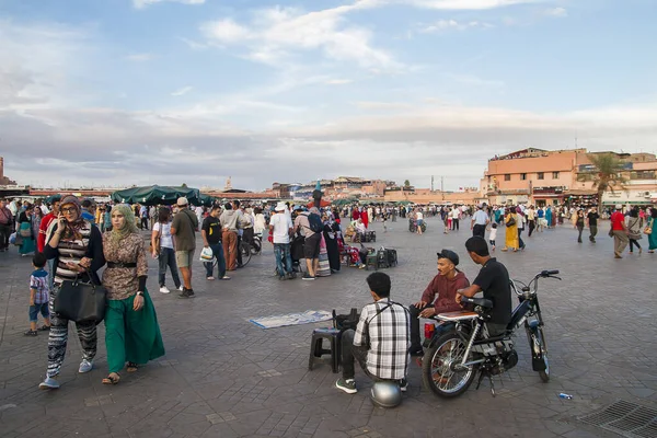 モロッコのマラケシュ シルカ2014年9月 マラケシュで2014年9月頃の街 — ストック写真