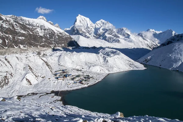 Gokio Nepal Circa Oktober 2013 Schöne Aussicht Auf Den Himalaya — Stockfoto