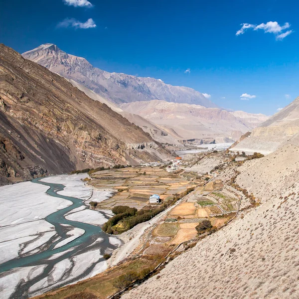 Kagbeni Nepal Circa November 2013 Blick Auf Den Himalaya Rund — Stockfoto