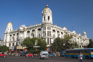 CALCUTTA, INDIA - CIRCA NOVEMBER 2013: Kalküta 'nın sömürge mimarisi Kasım 2013' te Kalküta 'da.